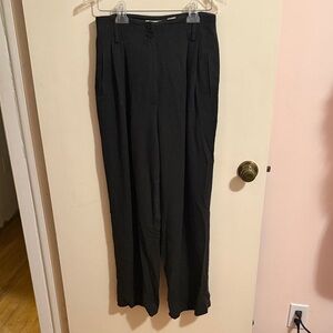 Black Wide-Leg Trousers